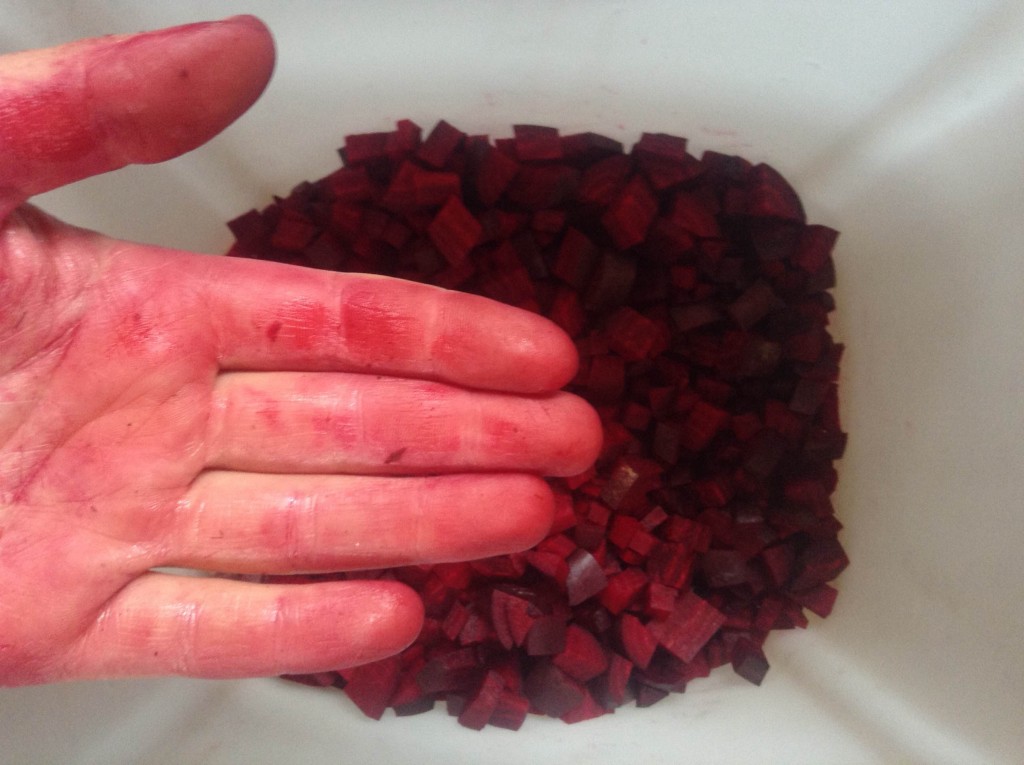 Beets and beet hand